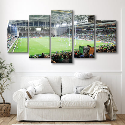 ForsythBarr, Stadium Canvas, Sport Art, Gift for him, 5 Panel, Large Canvas, Canvas Print Wall Art