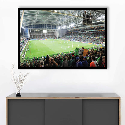 ForsythBarr, Stadium Canvas, Sport Art, Gift for him, Framed Art Print Wall Decor, Picture Framed