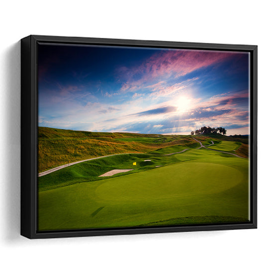 French Lick Resort Best Golf Resorts Courses, Floating Framed Canvas Print Wall Art