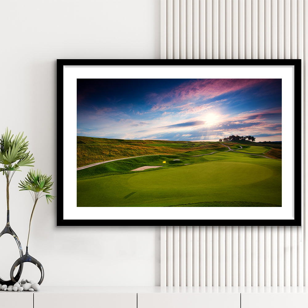 French Lick Resort Best Golf Resorts Courses, Goft Art Print, Framed Art Print White Border Wall Decor