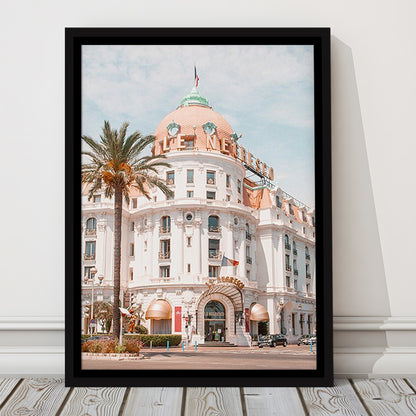French Riviera Print Building Wall Art Nice Photography Print, Framed Canvas Prints Wall Art
