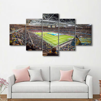 Friends Arena, Stadium Canvas, Sport Art, Gift for him, 5 Panel, Large Canvas, Canvas Print Wall Art