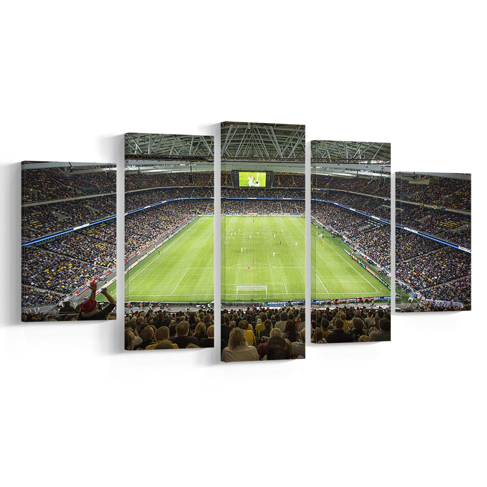 Friends Arena Stadium, Stadium Canvas, Sport Art, Fan Gifts, 5 Panel, Large Canvas, Canvas Print Wall Art