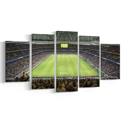 Friends Arena Stadium, Stadium Canvas, Sport Art, Fan Gifts, 5 Panel, Large Canvas, Canvas Print Wall Art