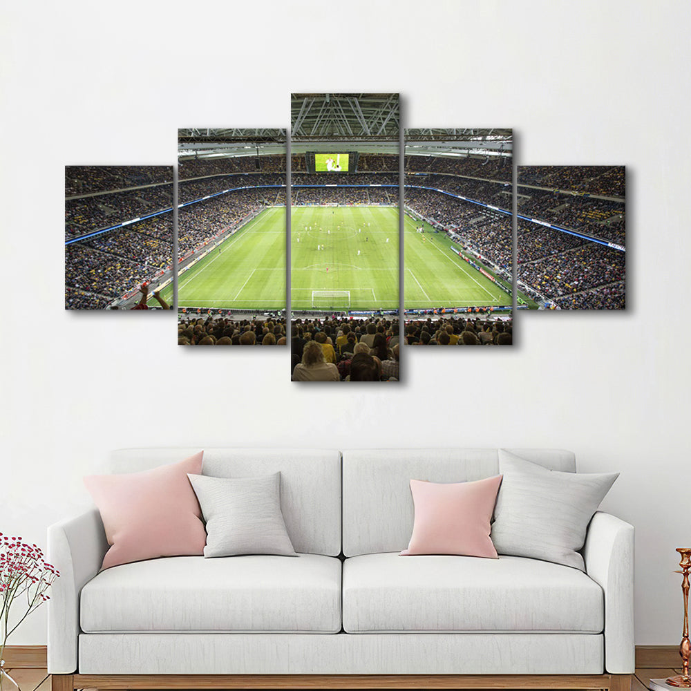 Friends Arena Stadium, Stadium Canvas, Sport Art, Fan Gifts, 5 Panel, Large Canvas, Canvas Print Wall Art