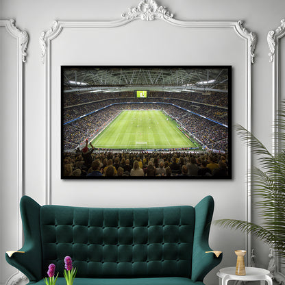 Friends Arena Stadium, Stadium Canvas, Sport Art, Fan Gifts, Framed Art Print Wall Decor, Picture Framed