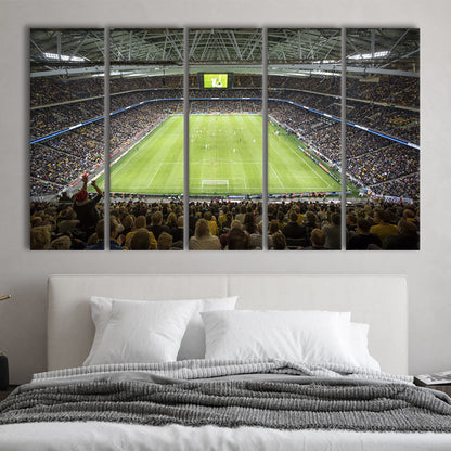 Friends Arena Stadium, Stadium Canvas, Sport Art, Fan Gifts, 5 Panel B, Extra Large Canvas, Canvas Print Wall Art