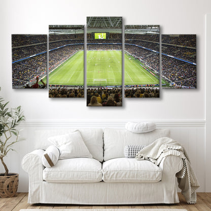 Friends Arena Stadium, Stadium Canvas, Sport Art, Fan Gifts, 5 Panel, Large Canvas, Canvas Print Wall Art