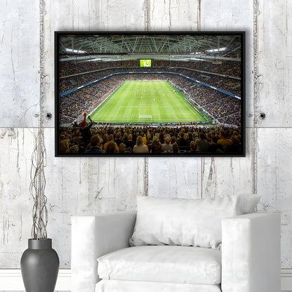 Friends Arena Stadium, Stadium Canvas, Sport Art, Fan Gifts, Framed Canvas Print Wall Art, Floating Frame