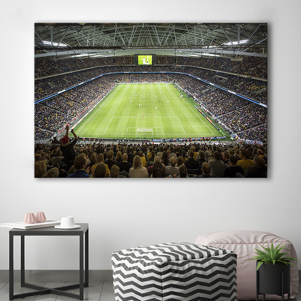 Friends Arena Stadium, Stadium Canvas, Sport Art, Fan Gifts, Man Cave Decor, Art Print, Canvas Print Wall Art
