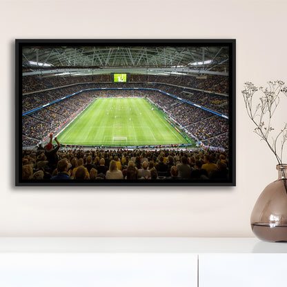 Friends Arena Stadium, Stadium Canvas, Sport Art, Fan Gifts, Framed Canvas Print Wall Art, Floating Frame