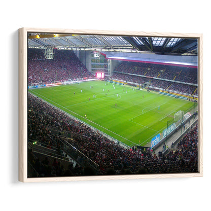 Fritz Walter Stadium, Stadium Canvas, Sport Art, Framed Canvas Print Wall Art, Floating Frame