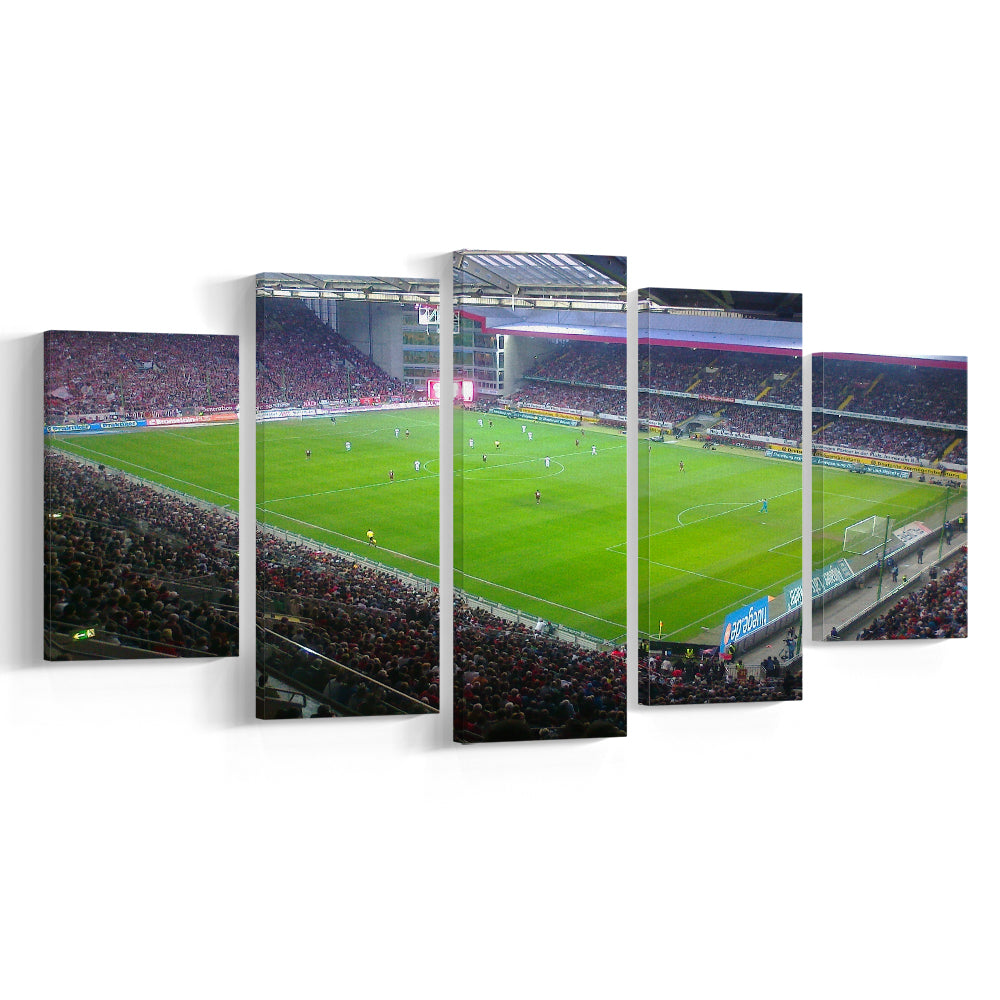 Fritz Walter Stadium, Stadium Canvas, Sport Art, Gift for him, 5 Panel, Large Canvas, Canvas Print Wall Art
