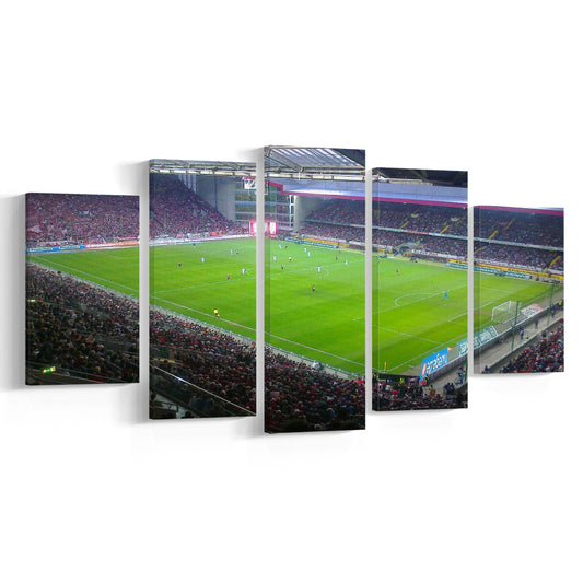 Fritz Walter Stadium, Stadium Canvas, Sport Art, Gift for him, 5 Panel, Large Canvas, Canvas Print Wall Art