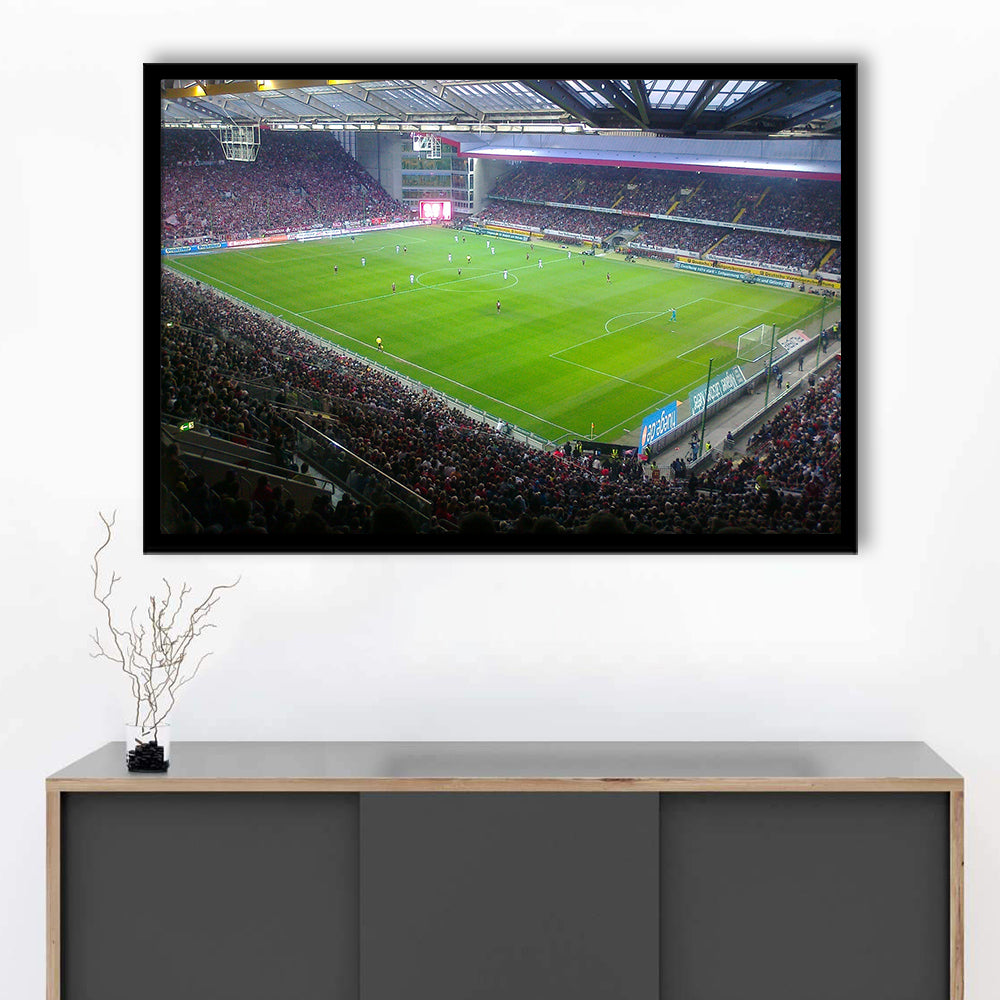Fritz Walter Stadium, Stadium Canvas, Sport Art, Gift for him, Framed Art Print Wall Decor, Picture Framed