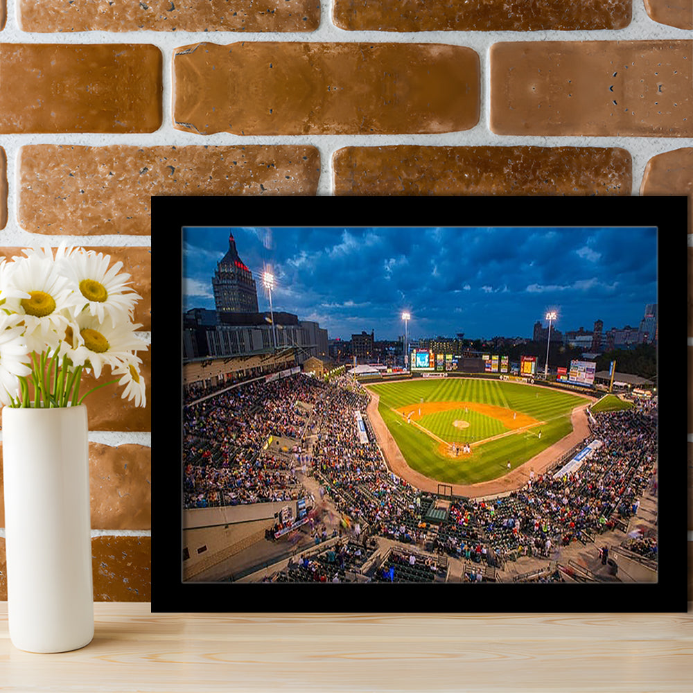 Frontier Field, Stadium Canvas, Sport Art, Gift for him, Framed Art Print Wall Decor, Picture Framed