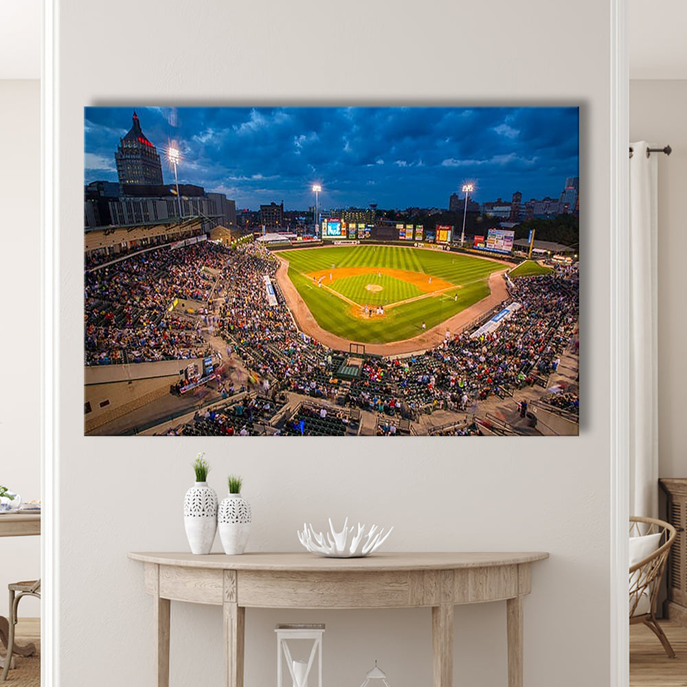 Frontier Field, Stadium Canvas, Sport Art, Gift for him, Man Cave Decor, Art Print, Canvas Print Wall Art