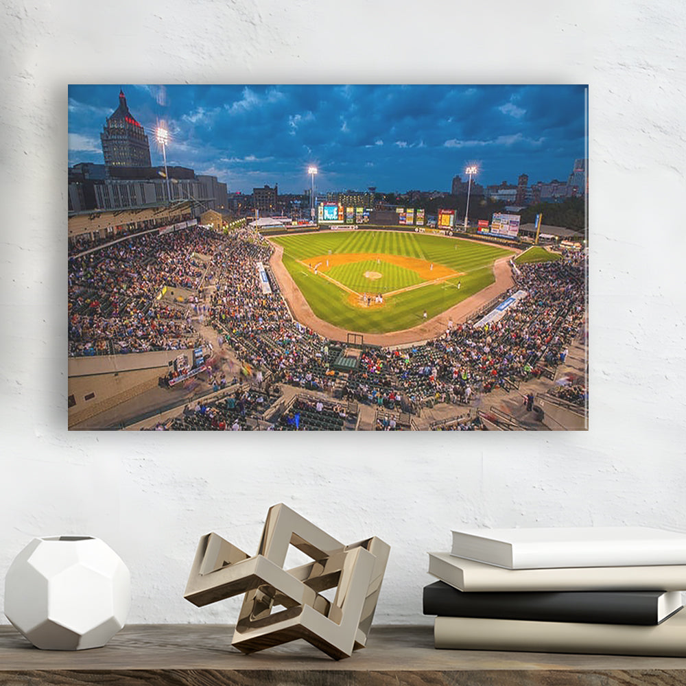 Frontier Field, Stadium Canvas, Sport Art, Gift for him, Man Cave Decor, Art Print, Canvas Print Wall Art