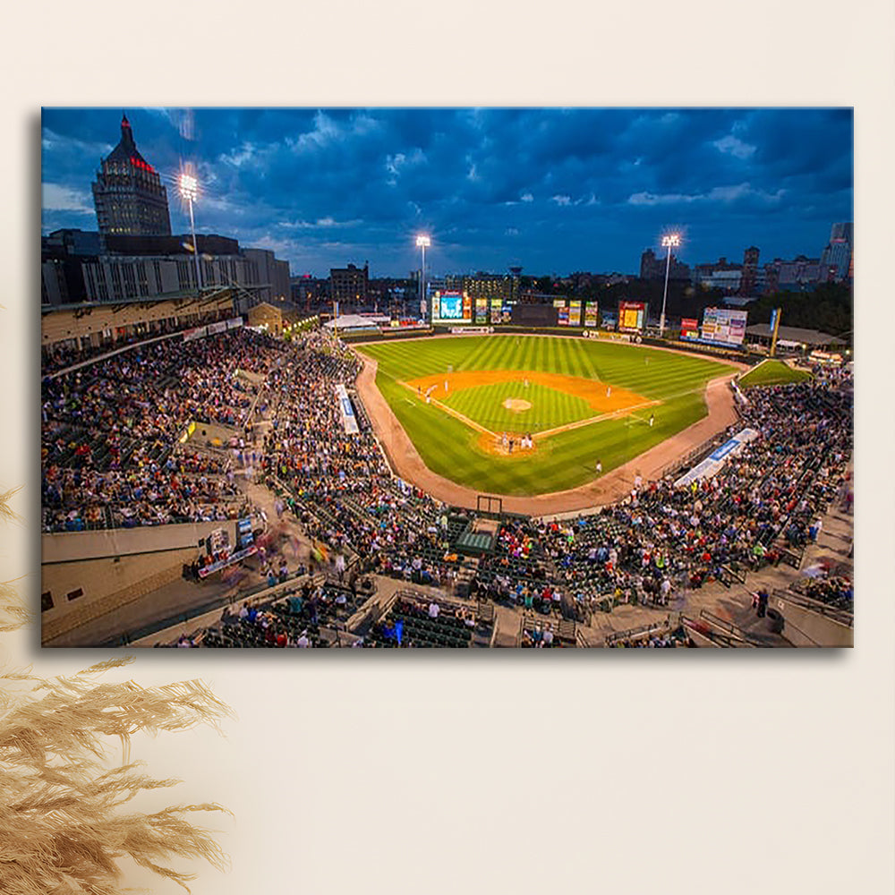 Frontier Field, Stadium Canvas, Sport Art, Gift for him, Man Cave Decor, Art Print, Canvas Print Wall Art