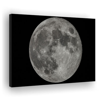 Full Moon at Night Moon Art, Moon Canvas, Moon Decor, Moon Home Decor, Cavas Print Wall Art Hom Decor