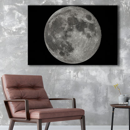 Full Moon at Night Moon Art, Moon Canvas, Moon Decor, Moon Home Decor, Cavas Print Wall Art Hom Decor