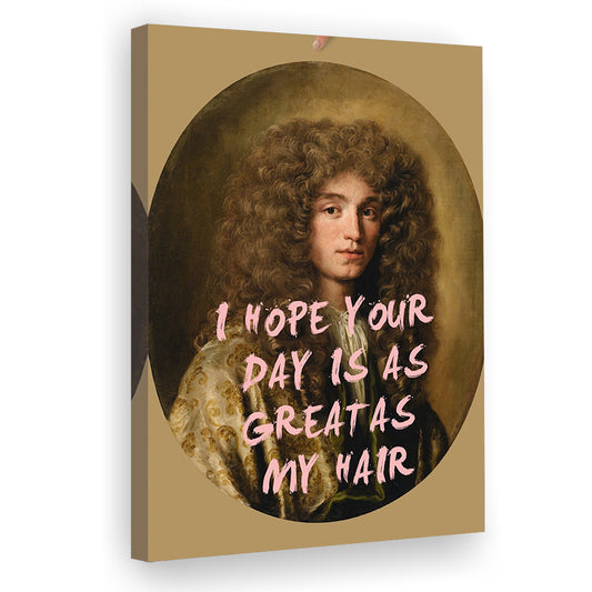 Funny Vintage Man Print, Canvas Art Print Decor, Painting Art, Canvas Prints Wall Art