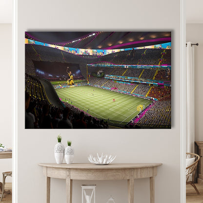 Fut Stadium Fifa, Stadium Canvas, Sport Art, Gift for him, Man Cave Decor, Art Print, Canvas Print Wall Art