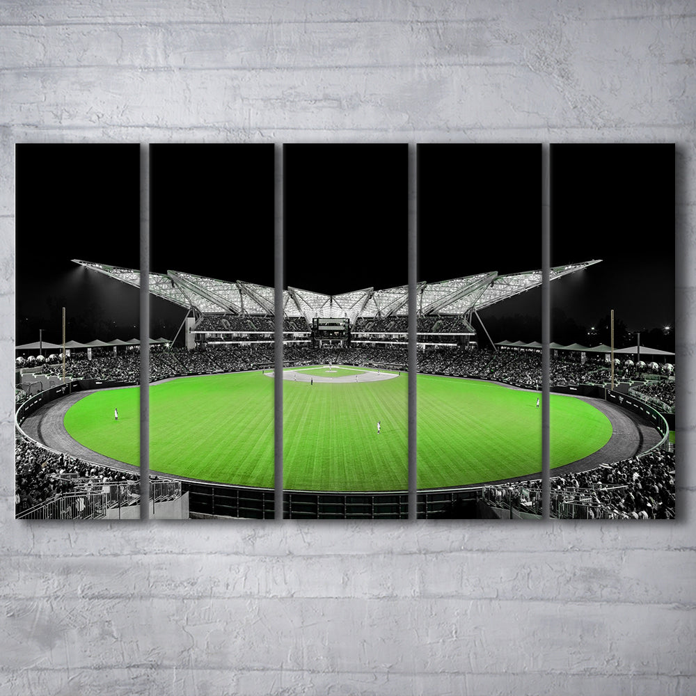 Futuristic Stadiums, Stadium Canvas, Sport Art, 5 Panel B, Extra Large Canvas, Canvas Print Wall Art