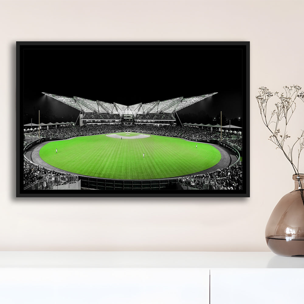 Futuristic Stadiums, Stadium Canvas, Sport Art, Framed Canvas Print Wall Art, Floating Frame