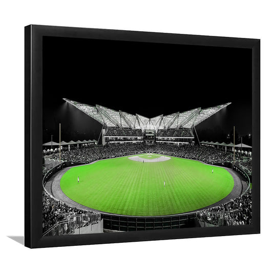 Futuristic Stadiums, Stadium Canvas, Sport Art, Gift for him, Framed Art Print Wall Decor, Picture Framed