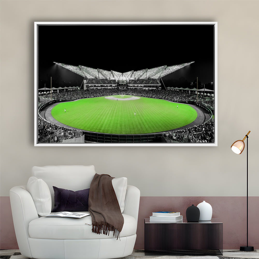 Futuristic Stadiums, Stadium Canvas, Sport Art, Framed Canvas Print Wall Art, Floating Frame