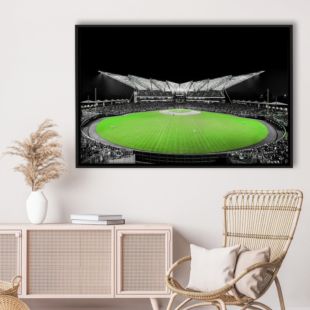 Futuristic Stadiums, Stadium Canvas, Sport Art, Framed Canvas Print Wall Art, Floating Frame