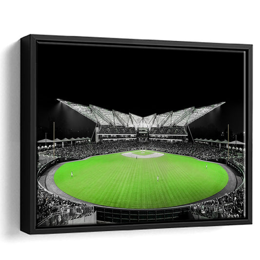 Futuristic Stadiums, Stadium Canvas, Sport Art, Framed Canvas Print Wall Art, Floating Frame