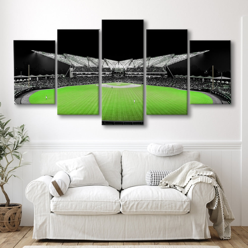 Futuristic Stadiums, Stadium Canvas, Sport Art, Gift for him, 5 Panel, Large Canvas, Canvas Print Wall Art
