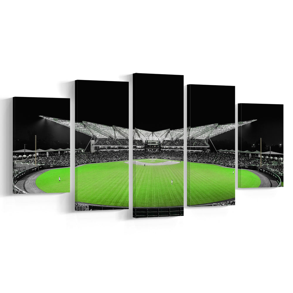 Futuristic Stadiums, Stadium Canvas, Sport Art, Gift for him, 5 Panel, Large Canvas, Canvas Print Wall Art