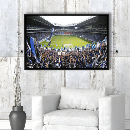 Gamba Osaka New Stadium, Stadium Canvas, Sport Art, Framed Canvas Print Wall Art, Floating Frame