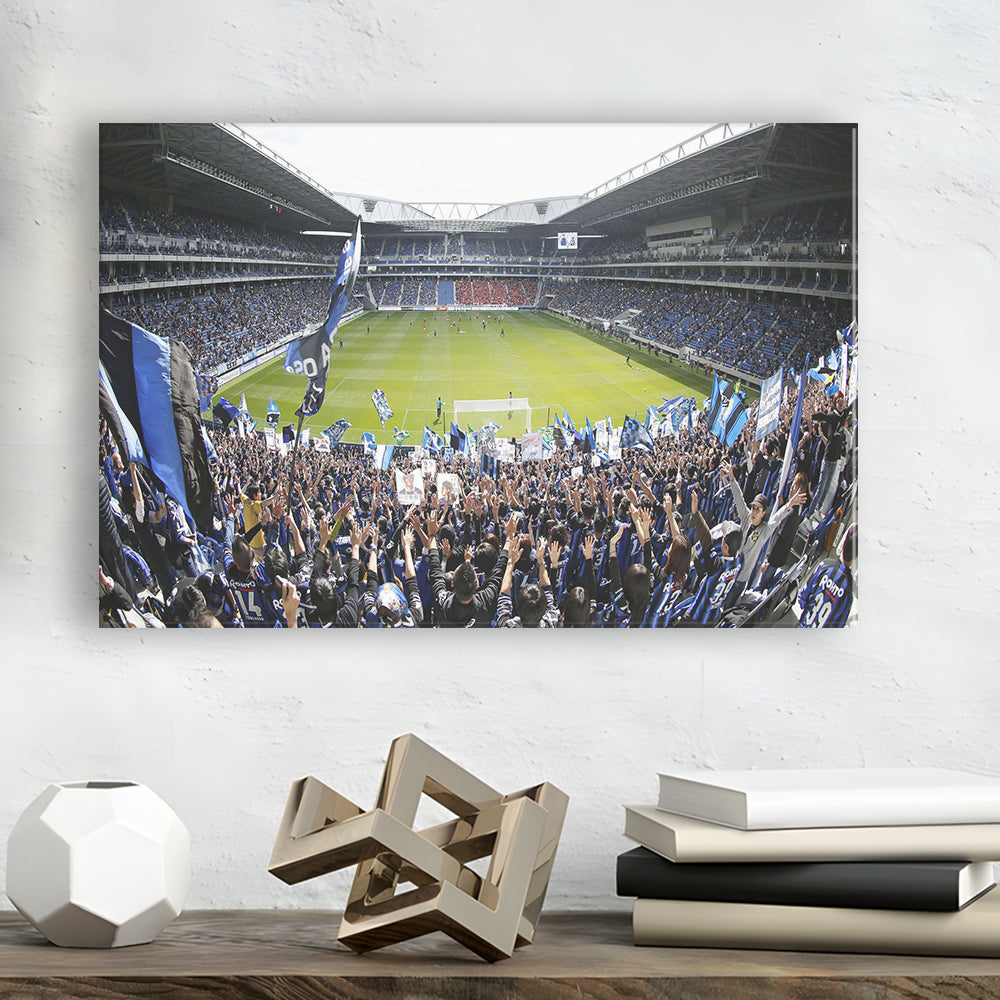 Gamba Osaka New Stadium, Stadium Canvas, Sport Art, Gift for him, Man Cave Decor, Art Print, Canvas Print Wall Art