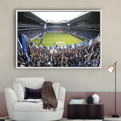 Gamba Osaka New Stadium, Stadium Canvas, Sport Art, Framed Canvas Print Wall Art, Floating Frame