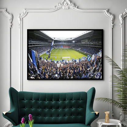 Gamba Osaka New Stadium, Stadium Canvas, Sport Art, Gift for him, Framed Art Print Wall Decor, Picture Framed