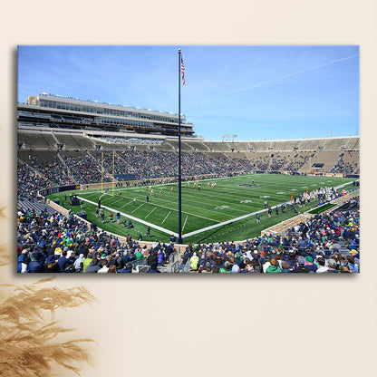 Generic Notre Dame Stadium, Stadium Canvas, Sport Art, Gift for him, Man Cave Decor, Art Print, Canvas Print Wall Art
