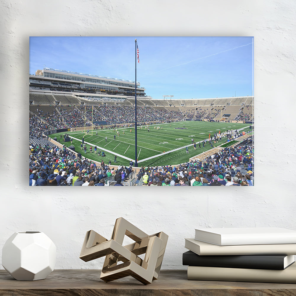 Generic Notre Dame Stadium, Stadium Canvas, Sport Art, Gift for him, Man Cave Decor, Art Print, Canvas Print Wall Art