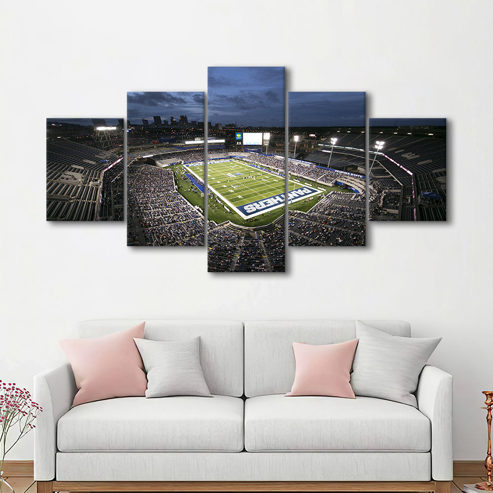 Georgia State Stadium, Stadium Canvas, Sport Art, Gift for him, 5 Panel, Large Canvas, Canvas Print Wall Art