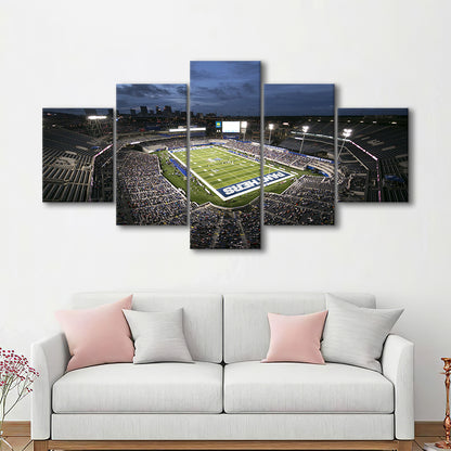 Georgia State Stadium, Stadium Canvas, Sport Art, Gift for him, 5 Panel, Large Canvas, Canvas Print Wall Art