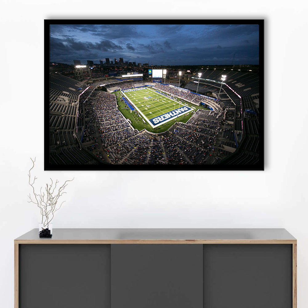 Georgia State Stadium, Stadium Canvas, Sport Art, Gift for him, Framed Art Print Wall Decor, Picture Framed