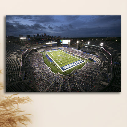 Georgia State Stadium, Stadium Canvas, Sport Art, Gift for him, Man Cave Decor, Art Print, Canvas Print Wall Art