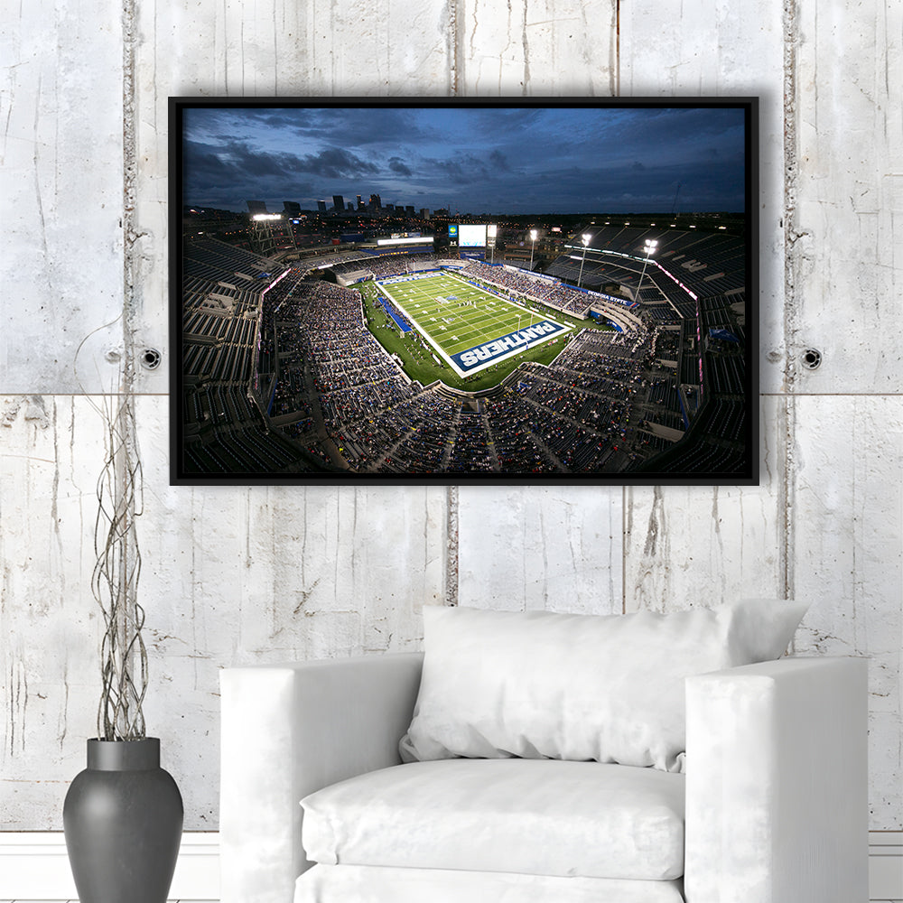 Georgia State Stadium, Stadium Canvas, Sport Art, Framed Canvas Print Wall Art, Floating Frame