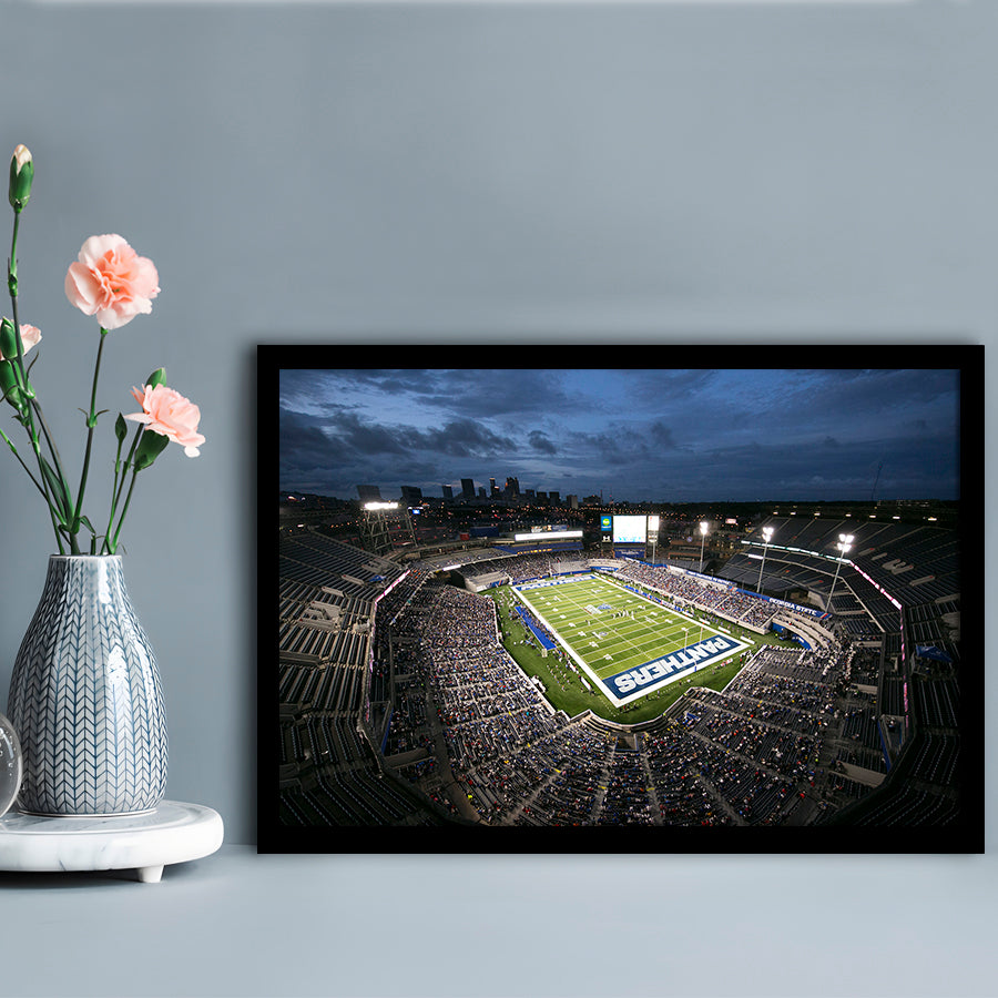 Georgia State Stadium, Stadium Canvas, Sport Art, Gift for him, Framed Art Print Wall Decor, Picture Framed