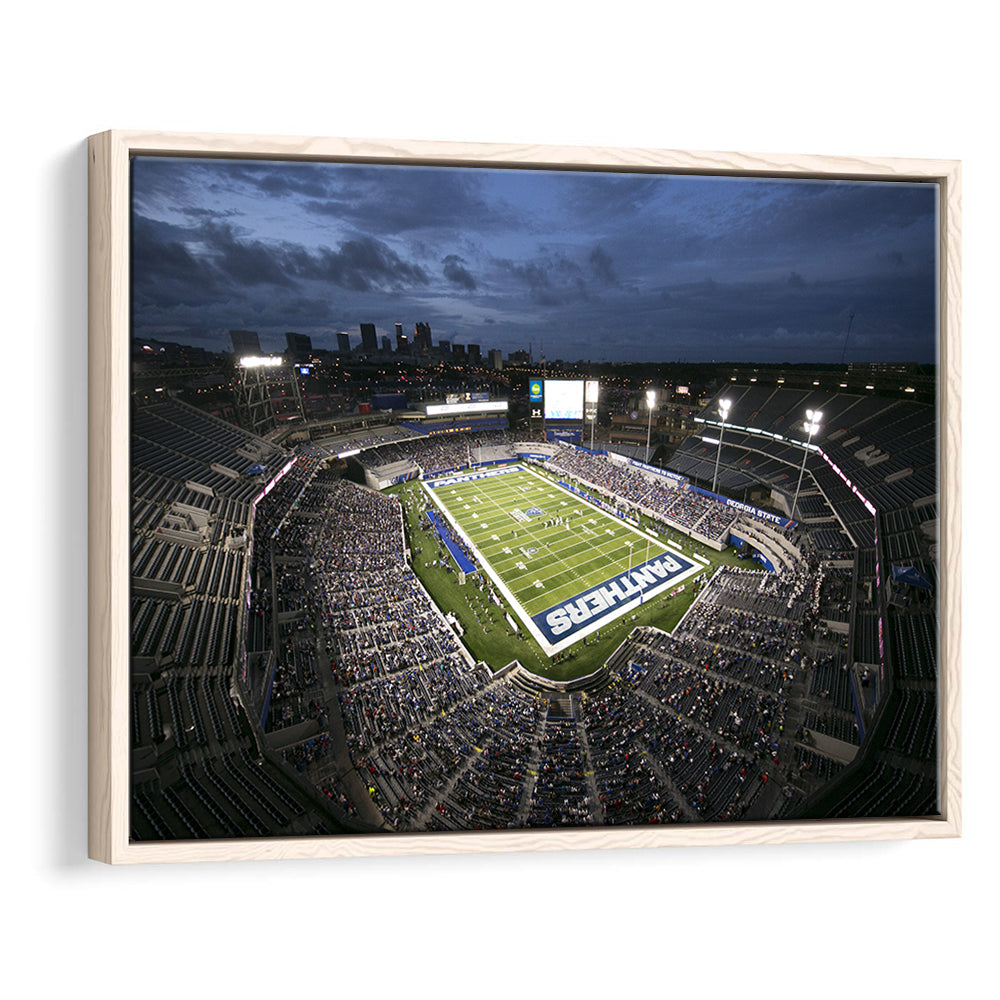 Georgia State Stadium, Stadium Canvas, Sport Art, Framed Canvas Print Wall Art, Floating Frame