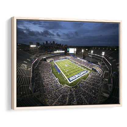 Georgia State Stadium, Stadium Canvas, Sport Art, Framed Canvas Print Wall Art, Floating Frame