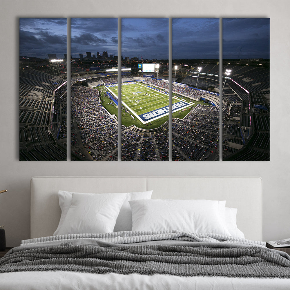 Georgia State Stadium, Stadium Canvas, Sport Art, 5 Panel B, Extra Large Canvas, Canvas Print Wall Art